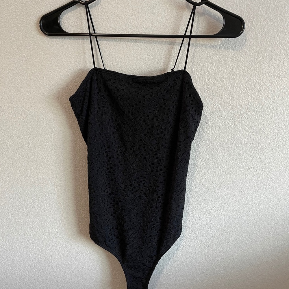 black bodysuit